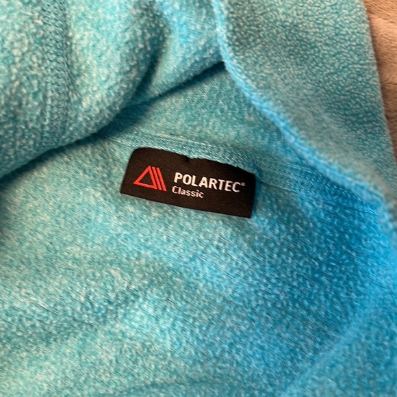 The North Face Fleece Pullover Sweatshirt, Blue, Turquoise, Size M - Picture 5 of 9